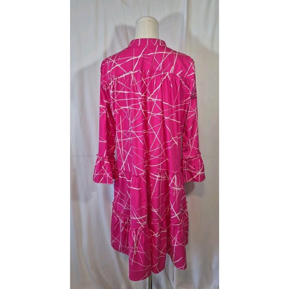 Sheridan French Pink Cotton Mini Dress Large - Picture 7 of 10